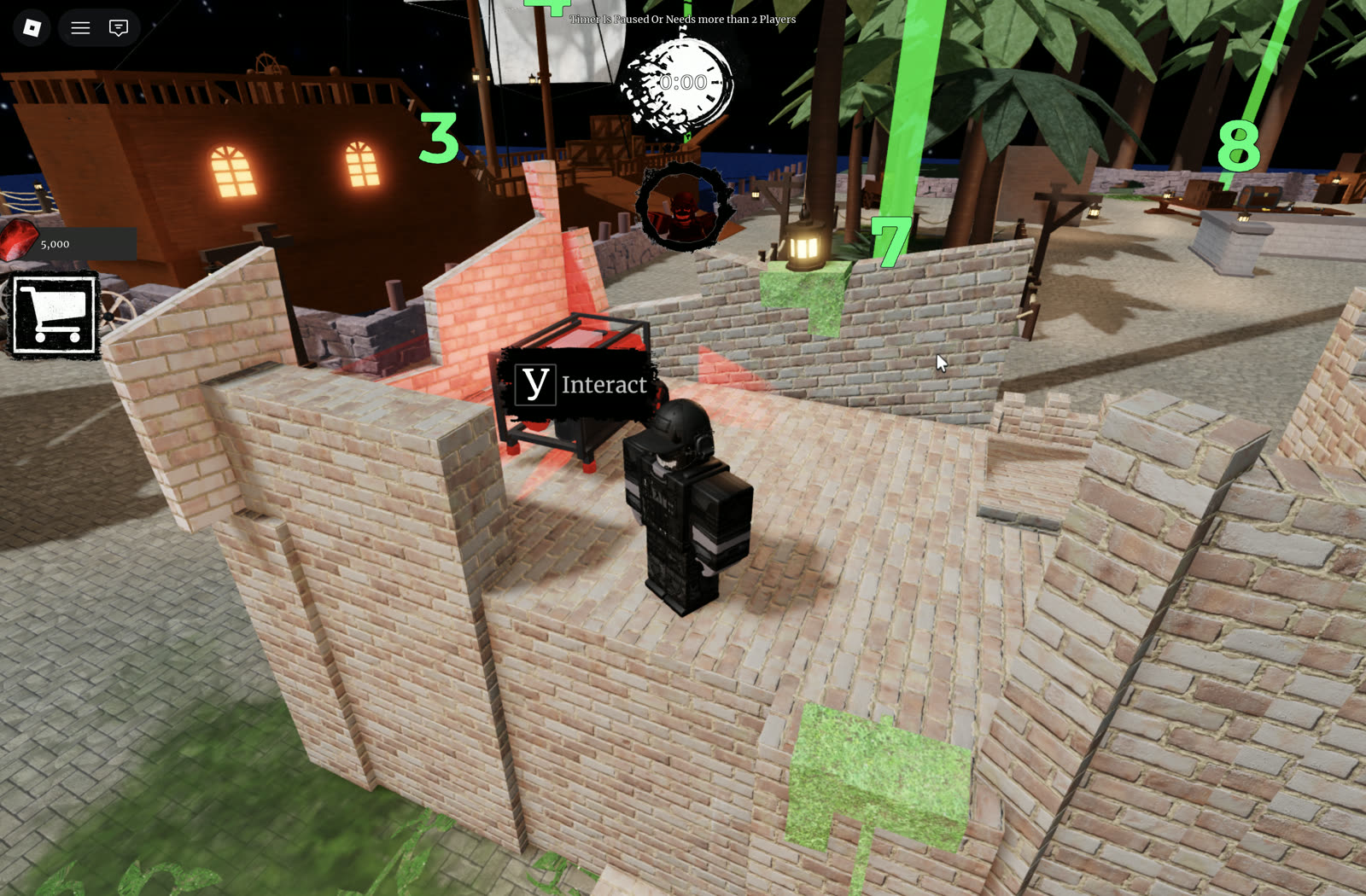 Generator with interact prompt and numbered spawn points